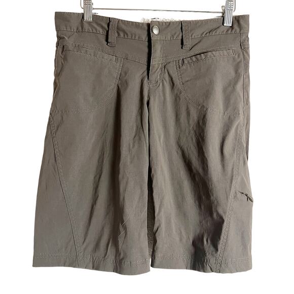 Athleta Pants - Athleta Dipper Women’s Brown Bermuda Hiking Casual Shorts Size 6